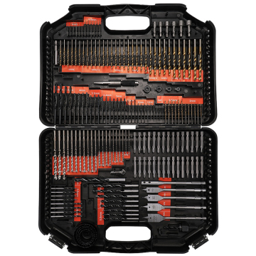 246Pcs Multifunction Drill Bits Set: Hole Saw & Twist Drill Bits for Home & Work