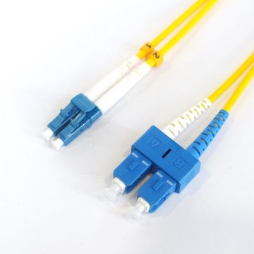 Waterproof LC/UPC Optical Fiber Patch Cord: Duplex Fiber Optic Patch Cord Cable
