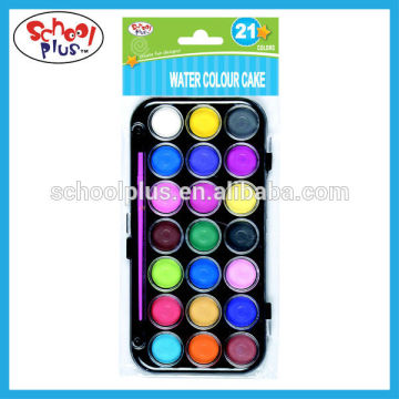 Eco-friendly 21 colors water color art painting for children