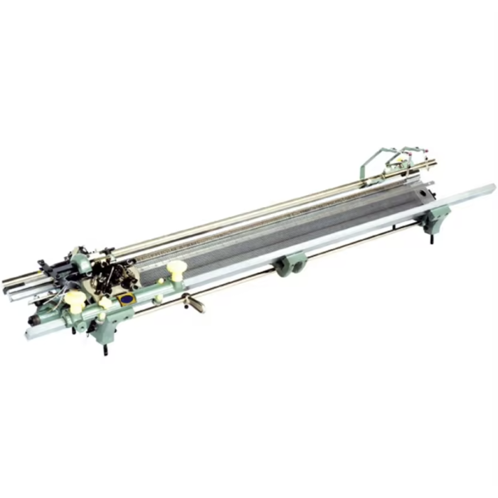 Yarı otomatik düz örgü makinesi