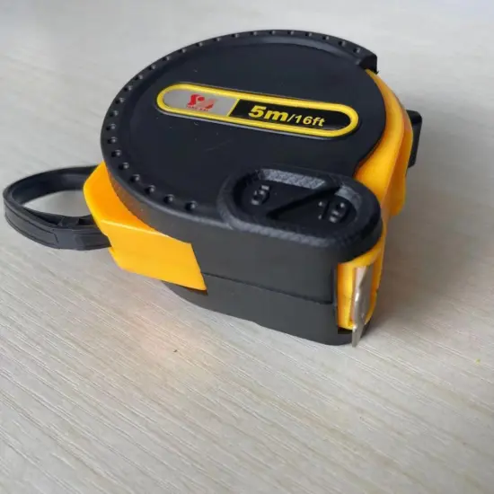 5M measuring steel tape with rubber cover