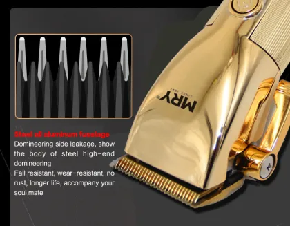 Kemei Luxury Rechargeable Ceramic Hair Clippers for Men and Pets