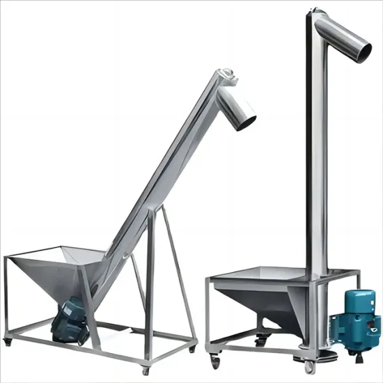 Automatic Stainless Steel Screw Conveyor for Granule Powder Feeding and Vertical Lifting