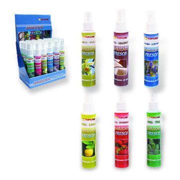 125mL Spray Air Fresheners, Available in Various Fragrances