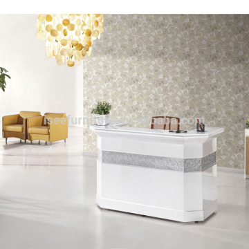 Small beauty salon reception desks marble top for restaurant & office IE112