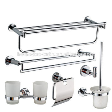 6 Pcs Soild Brass Wall Mounted Bathroom Accessory Set