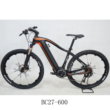 Kohlefaser 27,5 MTB mit Deore 10spd und mittlerer Motor 36V Elektrofahrrad