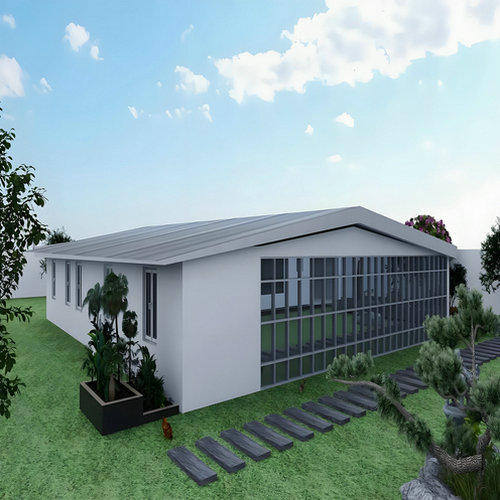 Prefabricated Steel Structure FactoryBuilding In The E-commerce Logistics Field (1)
