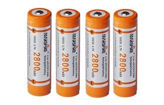 3.7V 2800mAh lithium ion rechargeable batteries for power b