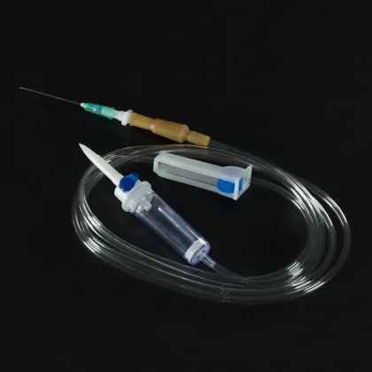 Winged Flow Regulator Disposable IV Medical Infusion Set