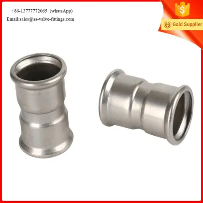 M-profi Press Equal Straight Coupling Stainless Steel 316L