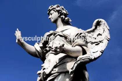World famous stone famous male angel statue marble angel sculptures