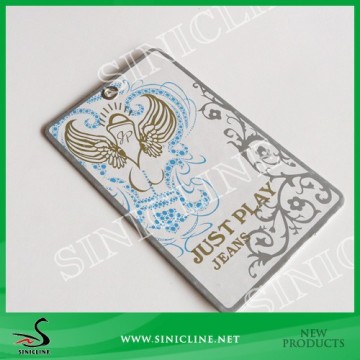 Sinicline Custom Paper Garment Hang tag suppliers Offer OEM Colorful Products Swing Tag