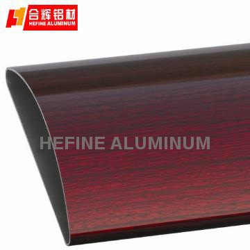 Customized wood grain aluminium profile