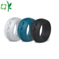 High-grade Silicone Wedding Ring Custom Debossed Finger Ring