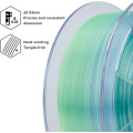 Clear PLA FILAMATION 1.75 میلی متر رنگین کمان شفاف