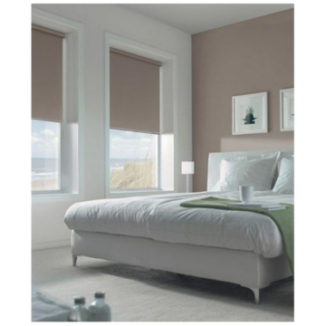 Factory Outlet Durable Fiberglass PVC Roller Curtain: No Rolled Edges, Zero Light Transmission, Flame Retardant