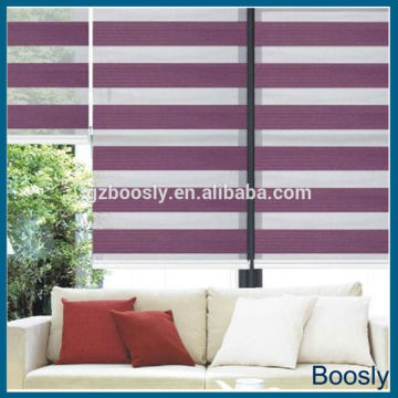 Romantic purple zebra blinds for windows