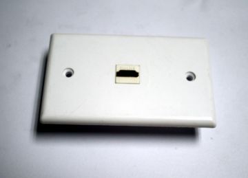 Xlr Male Carlene Hdmi Wall Plate For Home Audio Video / Speaker / Vga / Multimedia