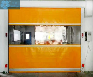 pvc material rolling shutter door