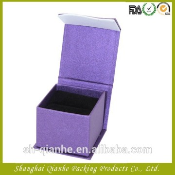 Custom simple and elegant paper packaging box for ring