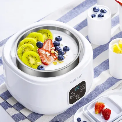 Automatic Yogurt Maker with Temperature Regulation