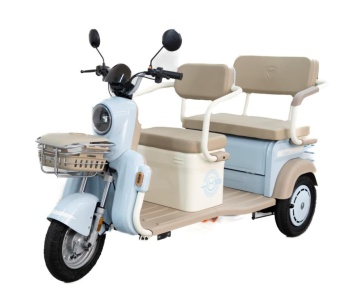 Triciclo elettrico pratico con conservazione laterale
