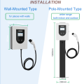 22kW Charger de carro CA montado na parede J1772