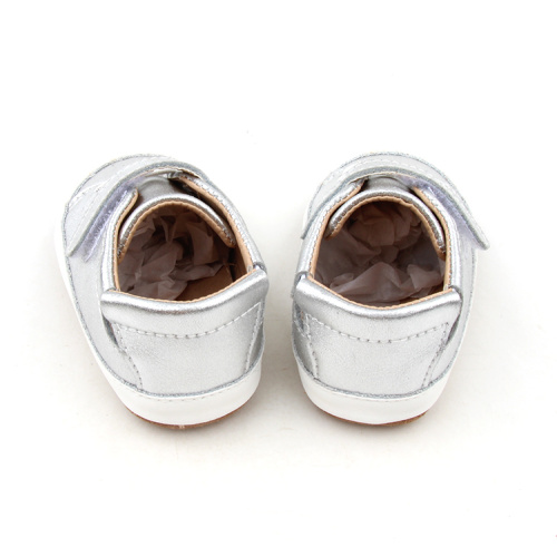 Sliver Color Baby Soft Sole Causal Shoes