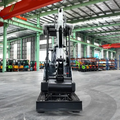 1.8Ton White Mini Excavator Open Pit Digger
