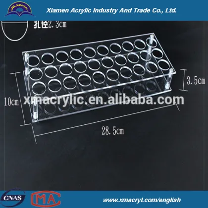 Cosmetic Display Box Makeup Brush and Lipstick Holder