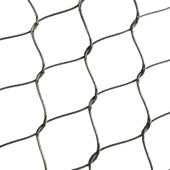 Stainless Steel Bird Netting and Cable Pet Cages with Wire Rope Mesh Fence for Orangutans