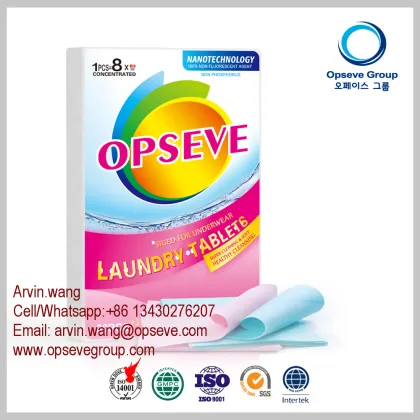 Eco-Friendly Laundry Detergent Washing Tablets