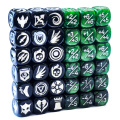 36pcs 12MM Abilities Keywords Counter Dice MTG Dice 1/+1 Counters Bulk Creature Stats Buff Tokens Dice Set (Multicolors)