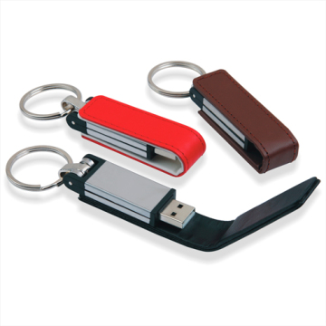 High Quality Leather Key Chains USB 2.0 Full Memory Stick Flash pen Drive 4G 8G 16G 32G 64G 128G