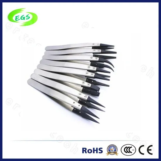 Manufacture Precision ESD Tweezer for Mobile Laptop Computer Repair Tools