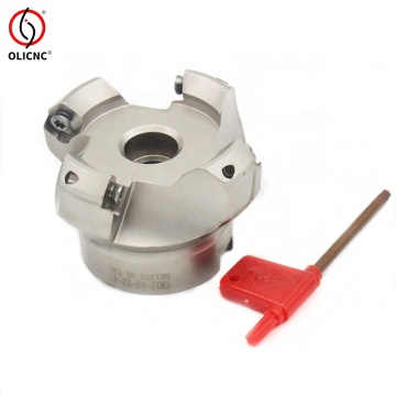 KM12-100-32-6T SEKT1204 Steel Face Milling Cutter with FMB32 Milling Chuck