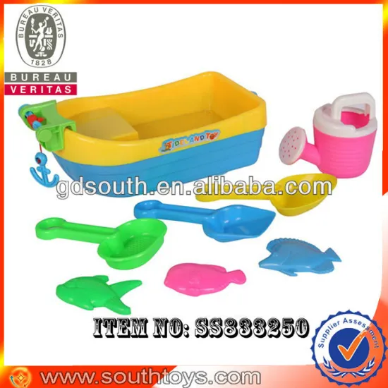 hot sale plastic beach buckets and spades toy