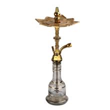 Designer Medium Khalil Mamoon Egyptian Hookahs With Aluminium Tray