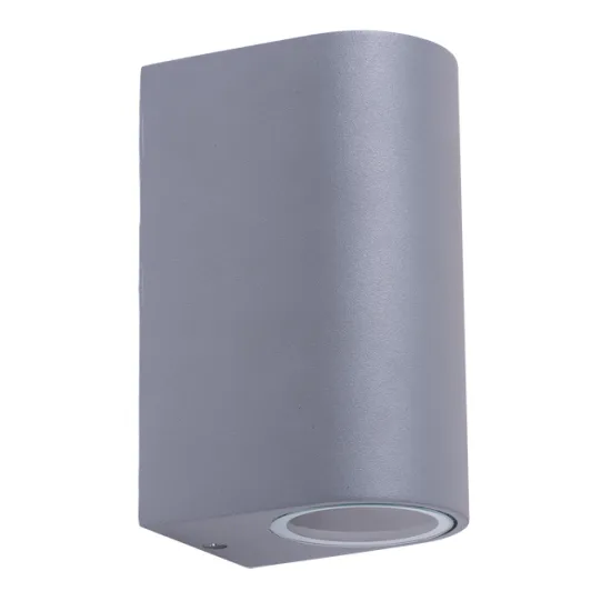 Outdoor Aluminum GU10 Wall Lights: Up and Down, IP54 Waterproof, Modern Double Wall Sconce Lamp