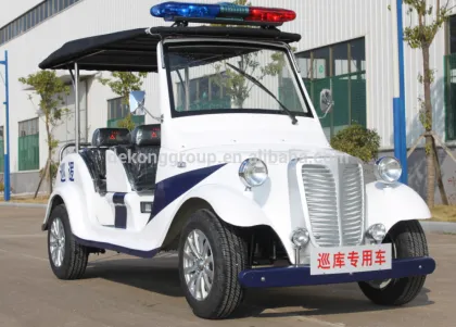 6 person patrol electric car vehicle for police