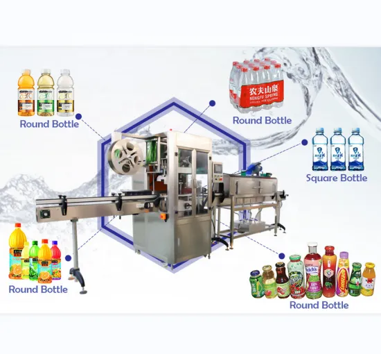 Steam Tunnel Shrink Labeling Machine for Square Bottles - Manufacturer