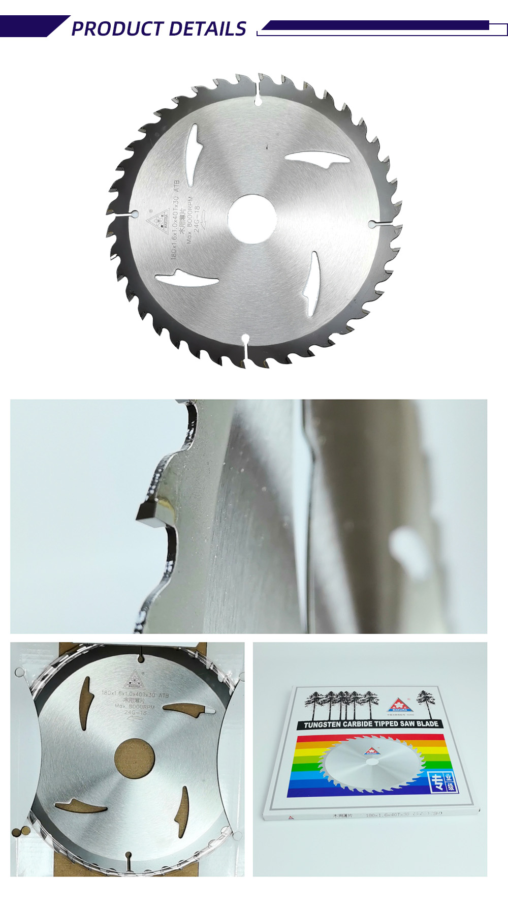 2-GOLDTOL Professional Thin Saw Blade for Wood-X