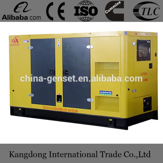 Soundproof KTAA19-G6A diesel power generator set