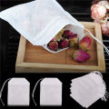 HOT 100Pcs/Lot Teabags Empty Tea Bags With String Heal Seal Filter Paper for Herb Loose Tea Supplies 5.5 x 7CM