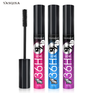 Mascara impermeabile all'ingrosso di marchio privato: formula tre in uno di curling lungo 36h