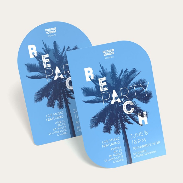 Die Cut Flyers Printing