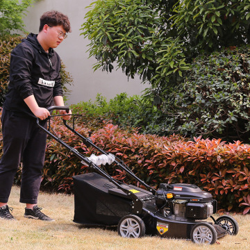 Adjustable Gasoline Engine Hand Push Lawn Mower