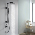 Matte Black Shower Set with Vale