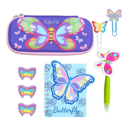 Silicon Butterfly Design Novelty Pen for Girls' Notebooks